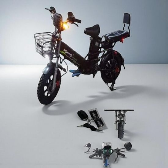 صورة دراجة كهربائية بتصميم مبتكر وبطارية 60V